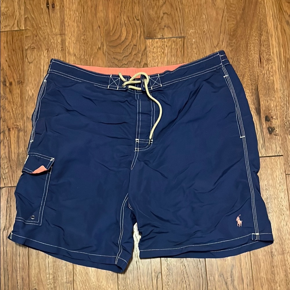 Polo by Ralph Lauren Men's Navy  Swim Trunks